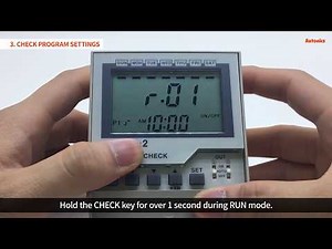 Autonics Tutorial : Weekly Timer ON/OFF Operation