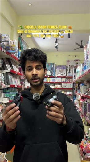 "🦖 GODZILLA ACTION FIGURES ALERT! 😍 arrived! 👑 Small one ₹179, Big one ₹190! 😱