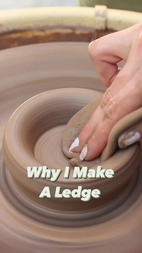 Pottery: The Importance of Using a Ledge for Wheel Throwing and Ceramics