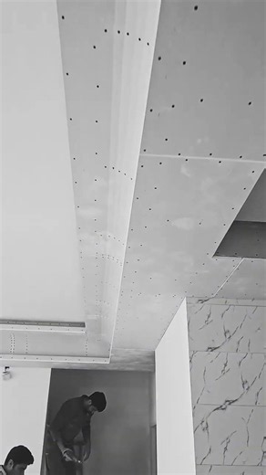 Seamless Curved Drywall? Here’s How It’s Done! #DrywallMastery #CeilingDesign #GypsumBoard