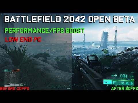How to Boost PERFORMANCE / FPS in Battlefield 2042 for LOW END PC