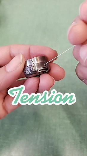 Reply to @glitterwifelife Bobbin's tension #fyp #sewingtiktok #bobbin #bobbintension
