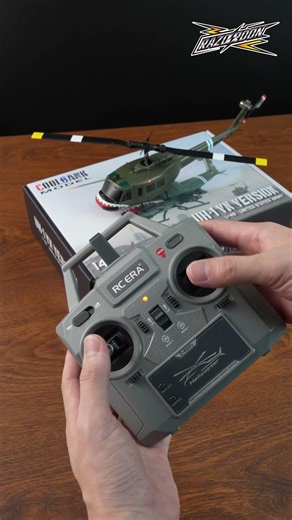 The Sound of Power & Precision | Close-up Spin-up of the RC ERA C032 Huey #uh1 #huey #rchelicopter