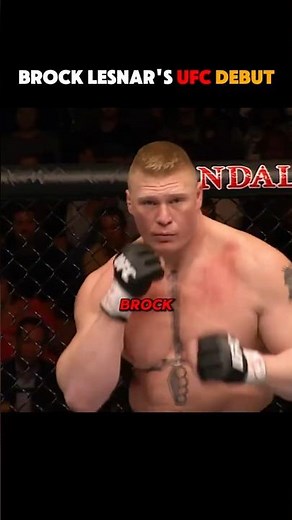 Brock Lesnar’s First UFC Fight: 90 Seconds of Chaos