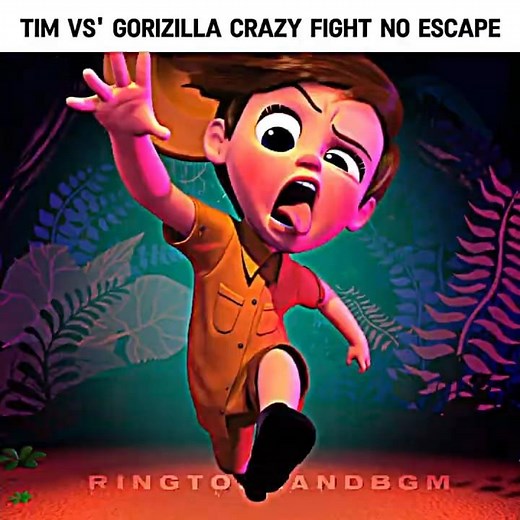 "Tim Vs' Gorilla Crazy Fight"] 😲☠️ The Boss baby Movie edit #movieclips #shorts #edit