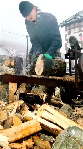 Log Splitter #logsplitter #firewood