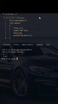 Sirf 2 Lines ka Logic! CM se Inch Converter 📏 #shorts