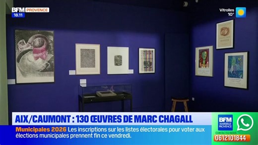 Caumont : 130 œuvres de Marc Chagall exposées à Aix-en-Provence