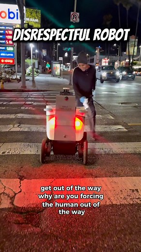 Film The Robots LA on Instagram: "Ethan is a disrespectful food delivery robot"