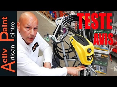 Test and review of the AIRLESS WAGNER control pro 350 m Wagner finishcontrol 3500 paint gun