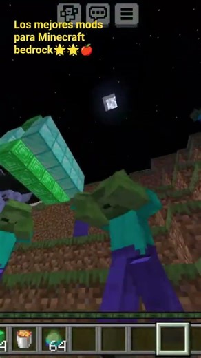 los cinco mejores mods para Minecraft bedrock #minecraft #mods