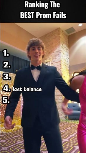 Ranking The BEST Prom Fails #fails #shorts