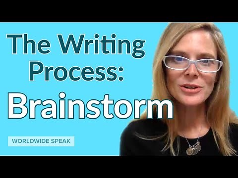 Brainstorming | Writing Process | Write Better in English