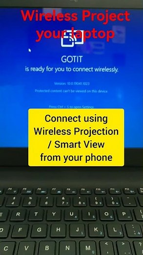 How to wireless Project your laptop - wireless display laptop - Windows 10 second screen - tutorial