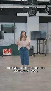 The ‪@bheventspace‬ is back! Come see us for in-person workshops, tutorials, demos, and more 🎉