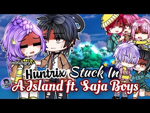 HUNTRIX Stuck In An Island ft. SAJA Boys | KPOP Demon Hunters | GLMM / GCMM | Gacha Club Mini Movie