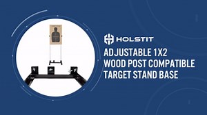 Steel Target Hanger for 2x4 Target Stand - Target Holder for Steel Targets, Target Practice Shooting Accessories, Shooting Target Topper for Steel Target Stand Made in USA by HOLSTIT