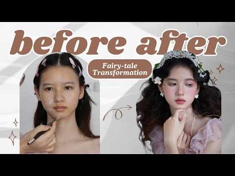 INSANE Fairy-tale Transformation! 🧚‍♀️✨ Douyin Makeup Masterclass (Full Tutorial)