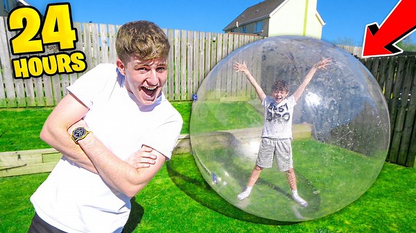 Kid Trapped in Giant Bubble Ball for 24 Hours—On Purpose