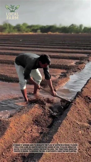 Traditional Farming Tool: Regulating Water Flow in the Fields