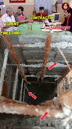 As A Engineer தமிழ் on Instagram: "❌🚨 நான் மறுபடியும் சொல்கிறேன்✅🧭 Column First ✅ Brick work Next🧭✅ As A Engineer Tamil 🧭 Er Murugan 📍🌎 #reels #Shorts #brickwork #column #mistakes #asaengineertamil #ErMurugan #civilengineer #tamil #construction #ethics #parithabangal"