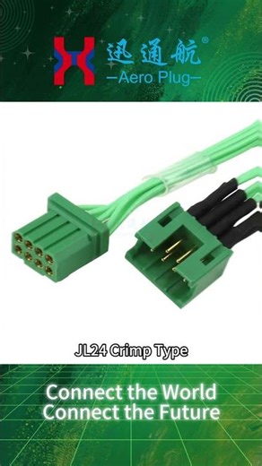 JL24 Crimp Connector | 2.54mm Pitch Rectangular Connector | Industrial Signal Transmission