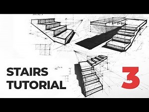 3/3 Complete Guide How To Draw Stairs In Perspective