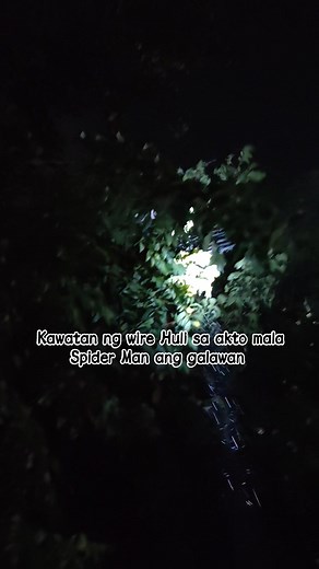 Kawatan ng wire Huli sa akto mala Spider Man ang galawan #highlights #kawatan | Rommel Delas Alas vlog