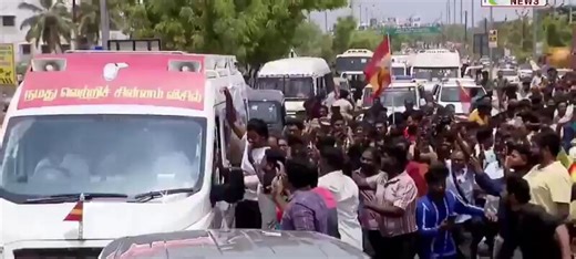 #Vijay surprised everyone by cancelling the big public meeting at the last minute and switching to a roadshow instead. No grand stage, just him hitting the streets directly, connecting with people on the ground from Thoothukudi to Kanyakumari. Simple, direct & very on-brand. The energy on the roads today is something else. What do you think - smart move?#TVKVijay‌ #Kanyakumari #TNElections2026 #TVK