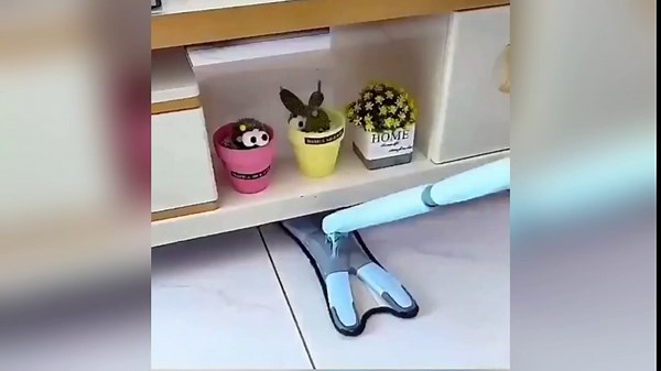 Lazy Butterfly Mop - X-Shape Microfiber Mop, Mops for Floor Cleaning, 360° Rotating Hand Wash Free Flat Mop, Microfiber Mops with Reusable Pads (Mop+2 Cloth)