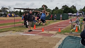 Xavier Wilson breaks a long jump record for his disability classification
