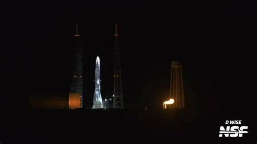 NASASpaceflight on Instagram: "Blue Origin has conducted what appeared to be a successful full-duration hot-fire test of it’s New Glenn rocket at 9:59pm EDT (01:59 UTC), ahead of it’s second flight as soon as November! Coverage was on our 24/7 livestream, Space Coast Live, which is linked in the bio."