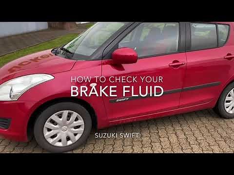 How to test and top up your brake fluid if it’s necessary Suzuki Swift DIY
