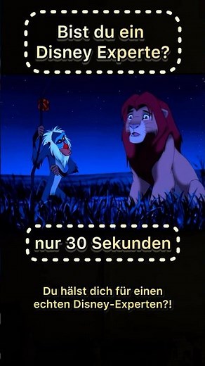 König der Löwen - Goat Quiz #disney #disneyplus #quiz