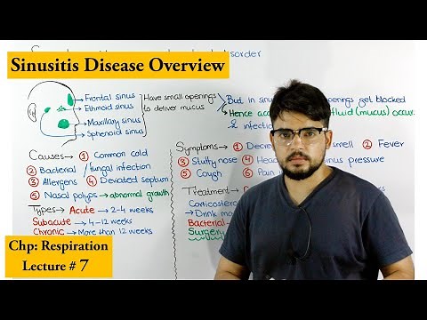 Sinusitis | A respiratory disorder | causes, symptoms and treatment