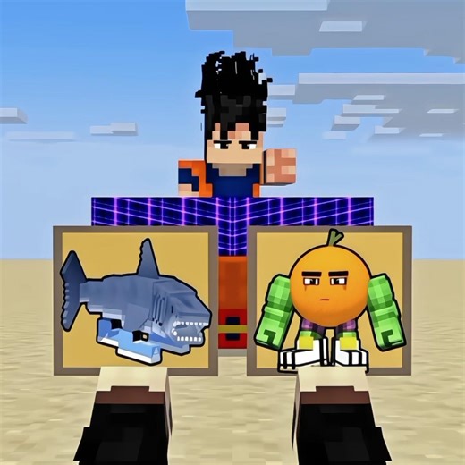 Who Can Split The Hardest Bedrock In Half #gojo #goku #herobrine #saitama
