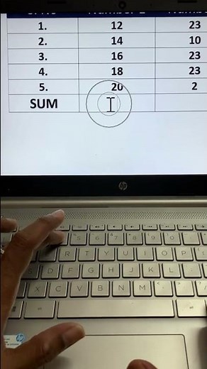How to sum a Column or Row of Numbers in a Word Table?