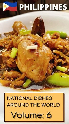Foreigner make chicken adobo National Dish of Philippines #shorts | National Dishes around the world