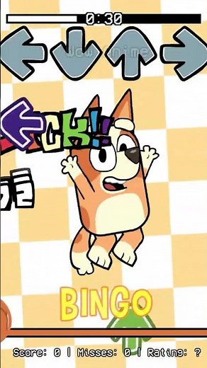 Friday Night Funkin' Pinkie Pie VS Bluey, Bingo and Mackenzie | Bluey^2 #shorts