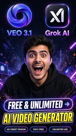 Veo 3.1 + Grok AI = FREE Unlimited AI Video Generator 2026 🤯 #vscodium #vavr #veetwo