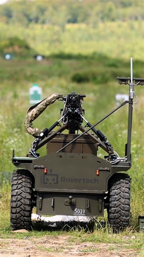 DevDroid x Rovertech LLC  🔥Zmiy Droid 12.7 — a combat UGV that combines the ruggedness of the Zmiy platform, the precision of the Wolly 12.7 combat module, and seamless control and communication… | DevDroid LLC