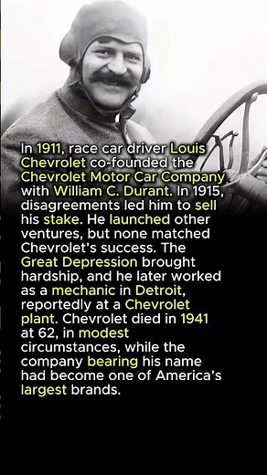 Louis Chevrolet’s surprising life story