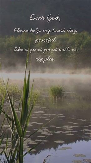 A simple prayer for calm hearts. This Quiet Places prayer is meant to be listened to slowly — during a quiet morning, a peaceful afternoon, or before rest. Save it for later. Let stillness speak. 🙏 Part of the Quiet Places prayer series 📺 Full prayers and devotionals available on YouTube | Amelia's Place
