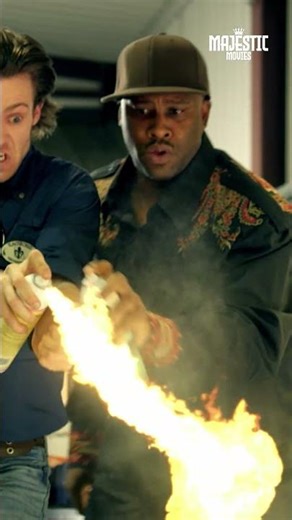 ARSON on KILLER Spiders🕷️🔥#shorts #englishmovies #action #hollywoodmovie #viral #SpiderQuake