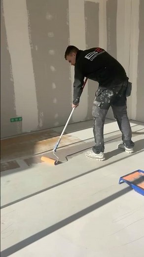 Préparation du sol et pose de carrelage 60x120 #carrelage #construction #rénovation #asmr