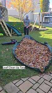 1.3M views · 3.3K reactions | 900CFM Battery Powerd Leaf Blower Toro #Yardtarp #Leafremoval | Go Build Stuff | Facebook
