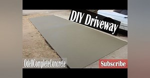 How To Pour a Concrete Driveway (And Tie-in to an Existing One)