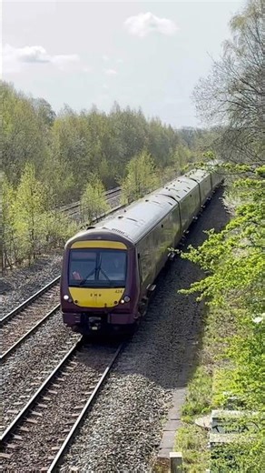 Class 170’s on the Erewash valley lines at Ironville