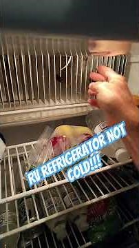 My RV Norcold Refrigerator Not Cold But Freezer Working. Thermostat? #rvproblem #rvlife #rvlifestyle