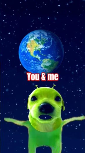 #trending Best friend with Alien 🐶🐕😱😱😱😱